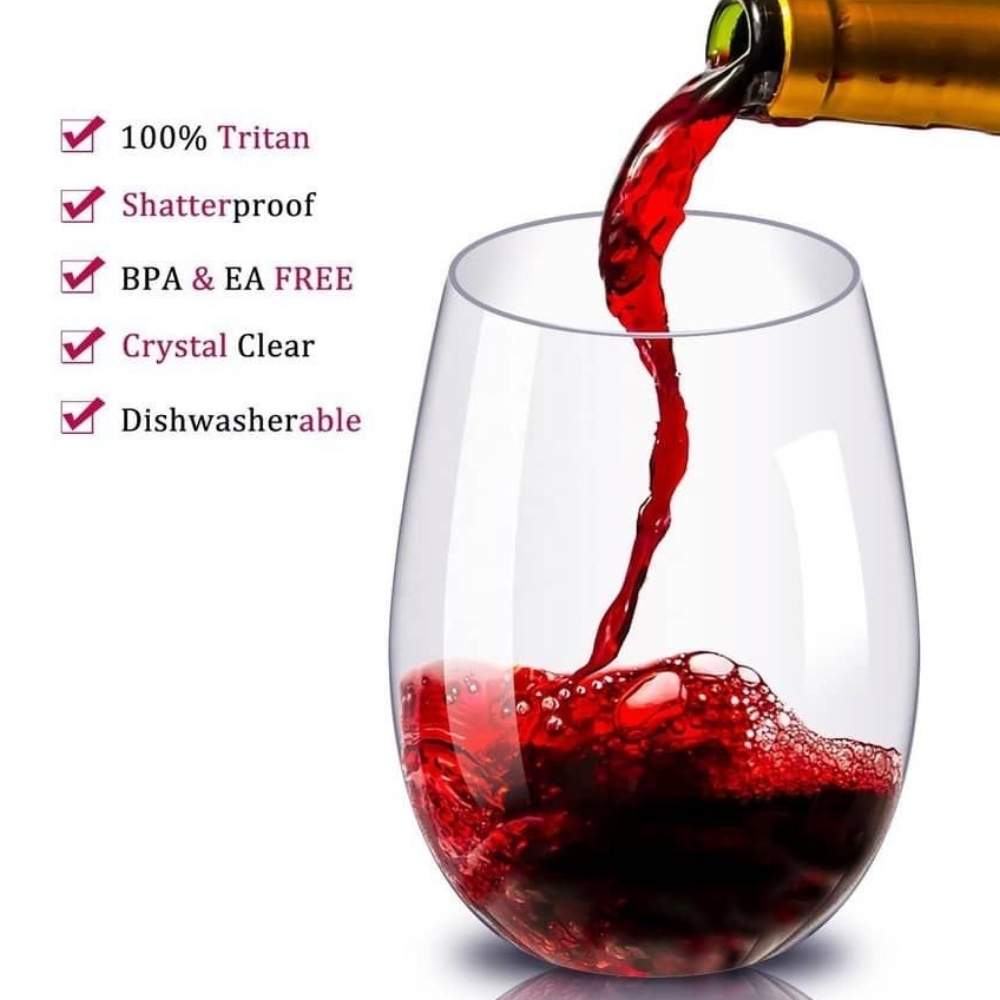 Unbreakable Stemless Wine Glass: image 2